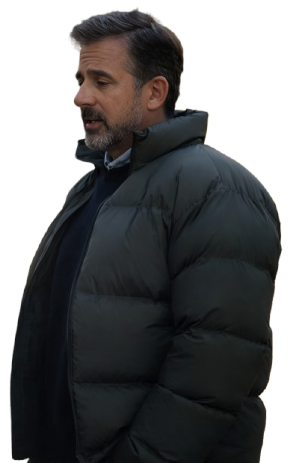 Steve Carell Rooster Puffer Jacket - Image 3